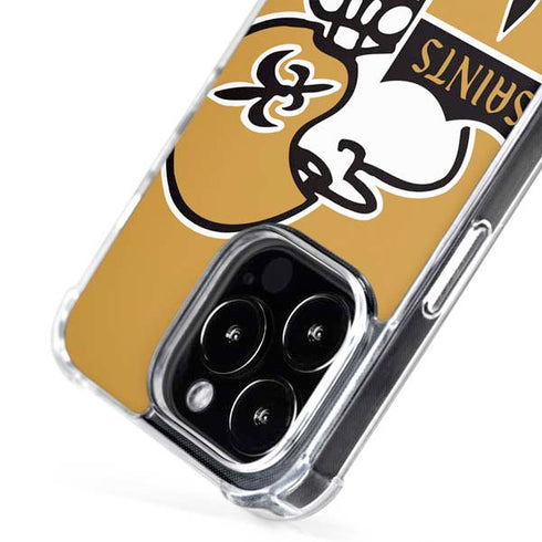 NFL New Orleans Saints Retro Logo iPhone 16 Pro MagSafe Case