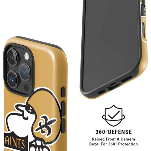 NFL New Orleans Saints Retro Logo iPhone 16 Pro Max Magsafe Impact Case