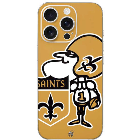 NFL New Orleans Saints Retro Logo iPhone 16 Pro Skin