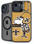 NFL New Orleans Saints Retro Logo iPhone 16e Kickstand Case