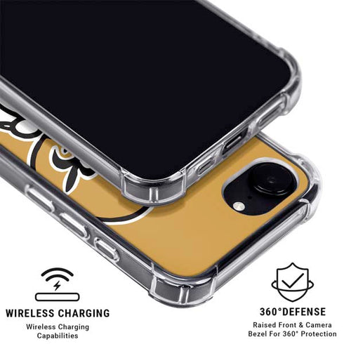 NFL New Orleans Saints Retro Logo iPhone 16e MagSafe Case