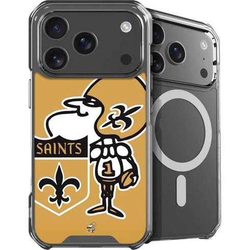 NFL New Orleans Saints Retro Logo iPhone 18 Pro MagSafe Case
