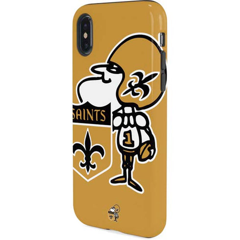 NFL New Orleans Saints Retro Logo iPhone X Pro Case