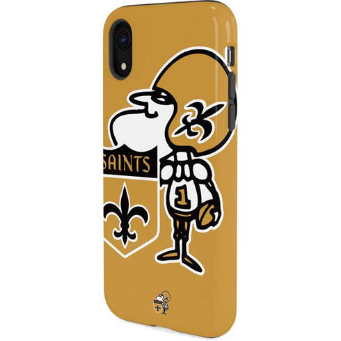 NFL New Orleans Saints Retro Logo iPhone XR Pro Case