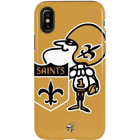 NFL New Orleans Saints Retro Logo iPhone XS Pro Case