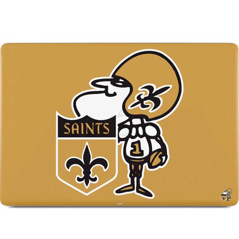 NFL New Orleans Saints Retro Logo MacBook Skins