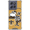 NFL New Orleans Saints Retro Logo Moto G 5G (2025) Clear Case