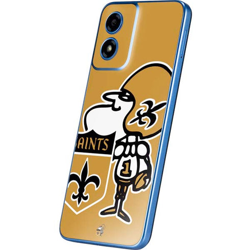 NFL New Orleans Saints Retro Logo Moto G Play 4G (2024) Skin
