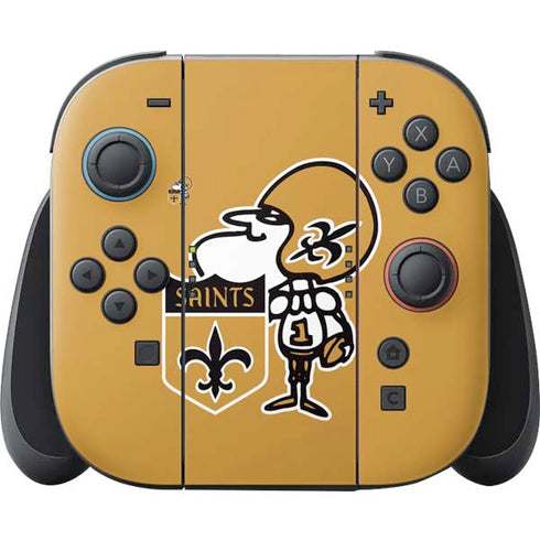NFL New Orleans Saints Retro Logo Nintendo Skins