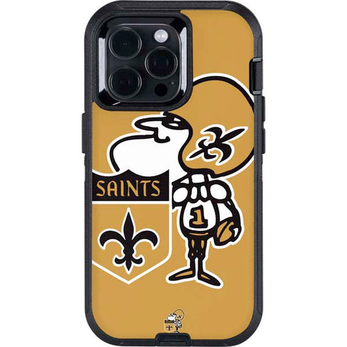 NFL New Orleans Saints Retro Logo Otterbox Defender iPhone Skin