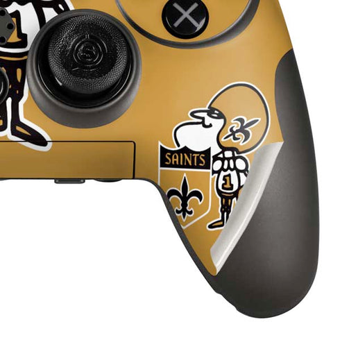 NFL New Orleans Saints Retro Logo PlayStation Scuf Vantage 2 Controller Skin