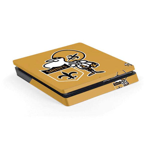 NFL New Orleans Saints Retro Logo PlayStation PS4 Skins