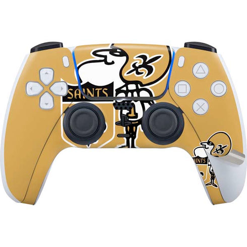 NFL New Orleans Saints Retro Logo PS5 Pro Bundle Skin