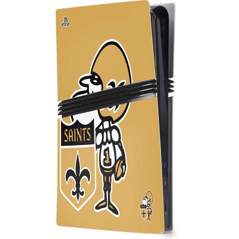 NFL New Orleans Saints Retro Logo PlayStation PS5 Skins