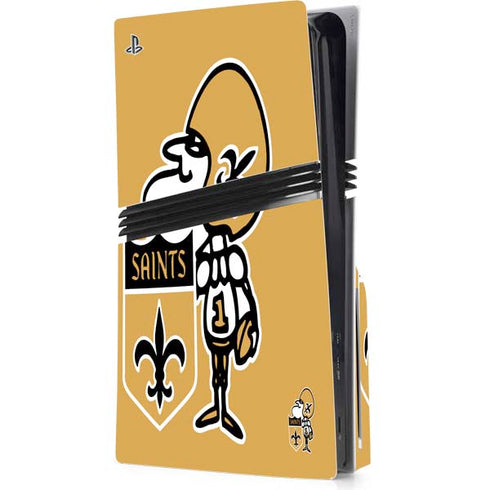 NFL New Orleans Saints Retro Logo PlayStation PS5 Skins