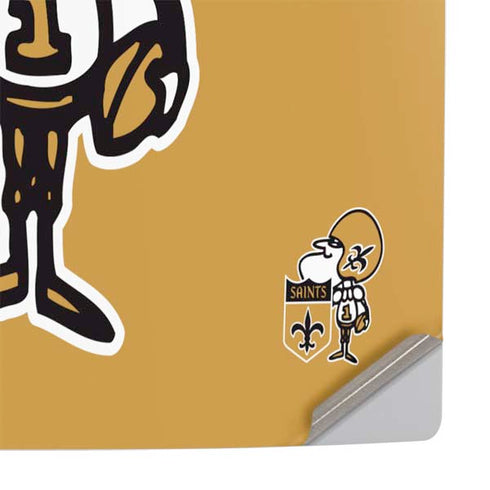 NFL New Orleans Saints Retro Logo PS5 Slim Digital Edition Console Skin