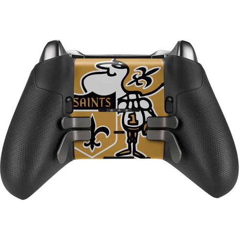 NFL New Orleans Saints Retro Logo Xbox Elite Wireless Controller Series 2 Skin