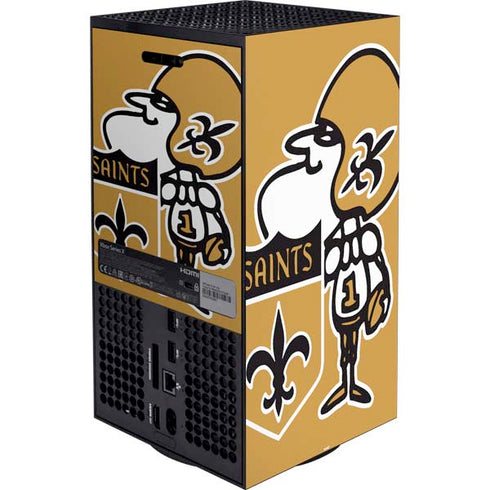 NFL New Orleans Saints Retro Logo Xbox Series X Bundle Skin