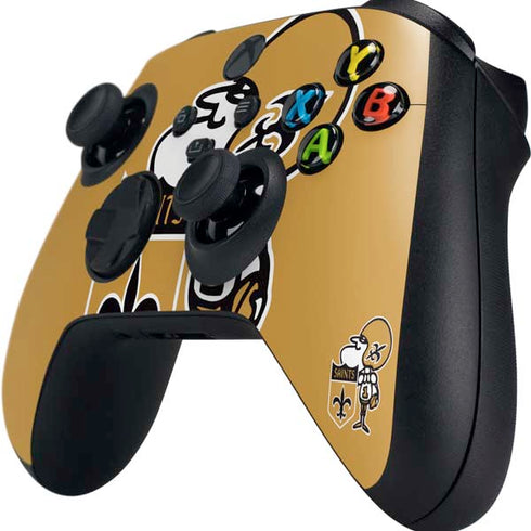 NFL New Orleans Saints Retro Logo Xbox Series X Controller Skin