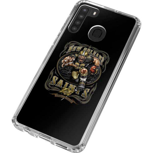 Liquid Blue NFL New Orleans Saints Running Back Galaxy A21 Clear Case