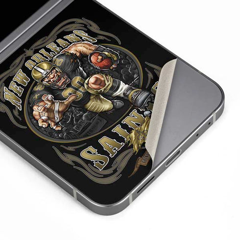 Liquid Blue NFL New Orleans Saints Running Back Galaxy Z Flip6 Skin