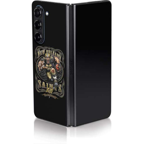 Liquid Blue NFL New Orleans Saints Running Back Galaxy Z Fold5 5G Skin