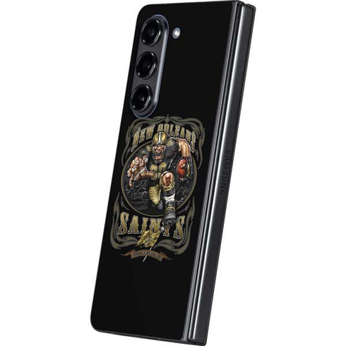 Liquid Blue NFL New Orleans Saints Running Back Galaxy Z Fold5 5G Skin