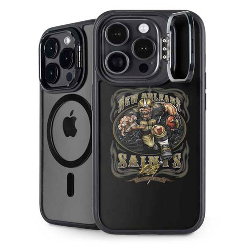 Liquid Blue NFL New Orleans Saints Running Back iPhone 14 Pro Max Kickstand Case