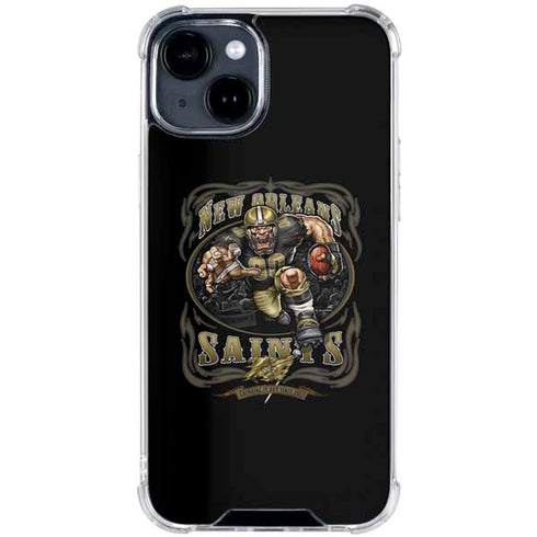 Liquid Blue NFL New Orleans Saints Running Back iPhone 15 Clear Case