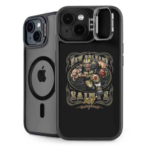 Liquid Blue NFL New Orleans Saints Running Back iPhone 15 Plus Kickstand Case
