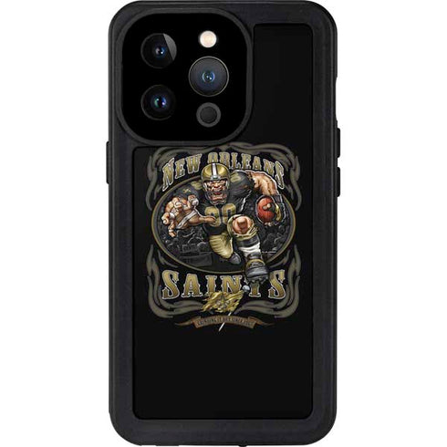 Liquid Blue NFL New Orleans Saints Running Back iPhone 15 Pro Waterproof Case