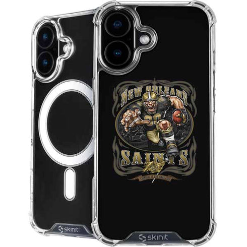 Liquid Blue NFL New Orleans Saints Running Back iPhone 16 MagSafe Case