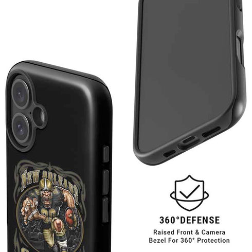 Liquid Blue NFL New Orleans Saints Running Back iPhone 16 Magsafe Impact Case