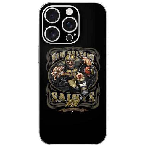Liquid Blue NFL New Orleans Saints Running Back iPhone 16 Pro Skin
