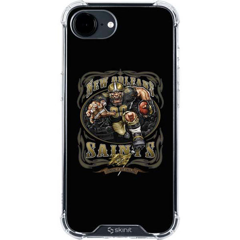 Liquid Blue NFL New Orleans Saints Running Back iPhone 16e Clear Case