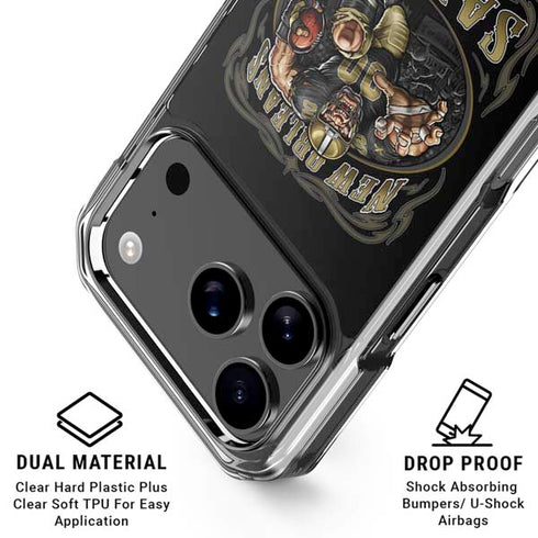 Liquid Blue NFL New Orleans Saints Running Back iPhone 18 Pro Clear Case