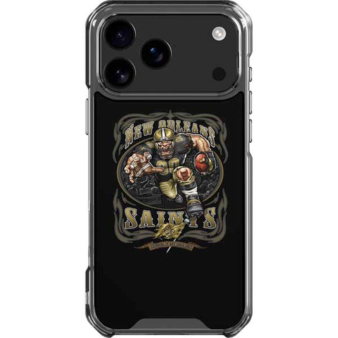 Liquid Blue NFL New Orleans Saints Running Back iPhone 18 Pro Max Clear Case