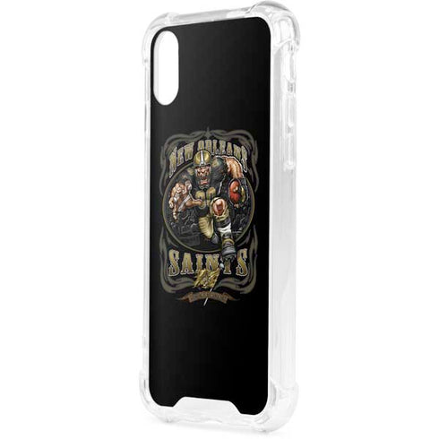 Liquid Blue NFL New Orleans Saints Running Back iPhone XS Clear Case