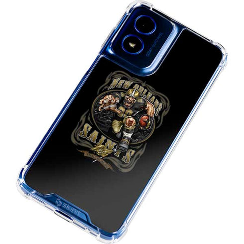 Liquid Blue NFL New Orleans Saints Running Back Moto G 5G (2024) Clear Case
