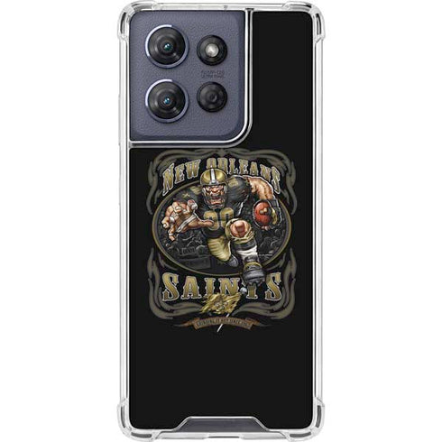 Liquid Blue NFL New Orleans Saints Running Back Moto G Play 5G (2025) Clear Case