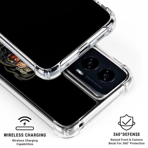 Liquid Blue NFL New Orleans Saints Running Back Moto G Power 5G (2024) Clear Case