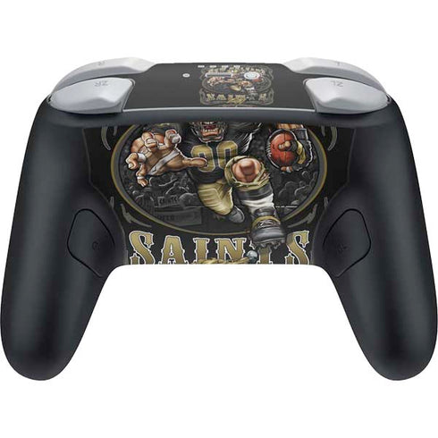 Liquid Blue NFL New Orleans Saints Running Back Nintendo Switch 2 (2025) Pro Controller Skin
