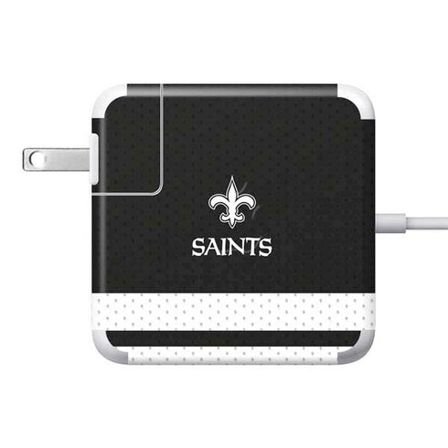 NFL New Orleans Saints Shutout 85W Power Adapter (15 and 17 inch MacBook Pro Charger) Skin