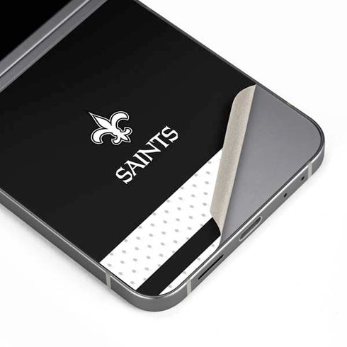 NFL New Orleans Saints Shutout Galaxy Z Flip6 Skin