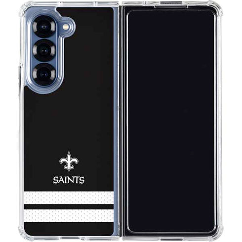 NFL New Orleans Saints Shutout Galaxy Z Fold6 Clear Case