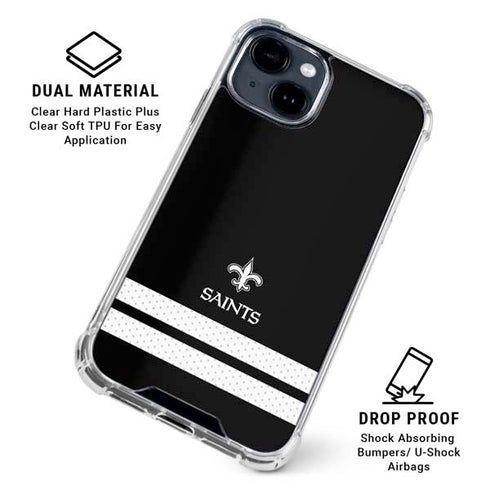 NFL New Orleans Saints Shutout iPhone 15 Clear Case