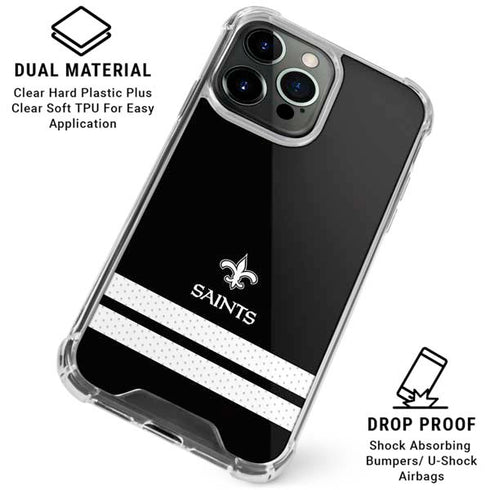 NFL New Orleans Saints Shutout iPhone 16 Pro Max Clear Case