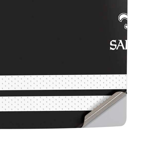 NFL New Orleans Saints Shutout PS5 Pro Disk Console Skin