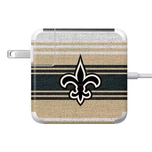 NFL New Orleans Saints Trailblazer 85W Power Adapter (15 and 17 inch MacBook Pro Charger) Skin