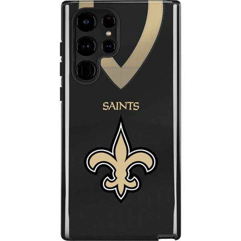 NFL New Orleans Saints Team Jersey Galaxy S25 Ultra Impact Case